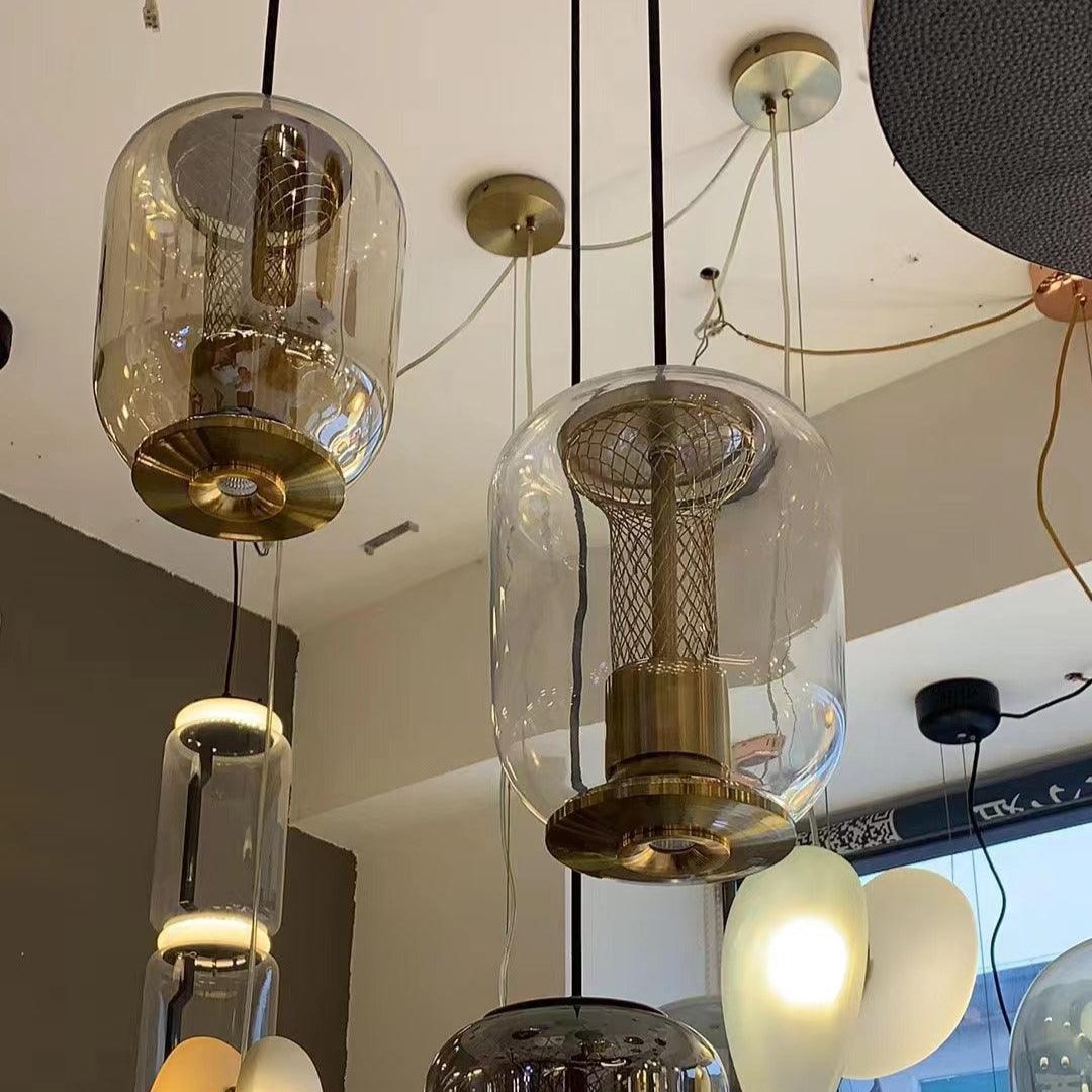 Szklane Lampy Wiszące Savannah