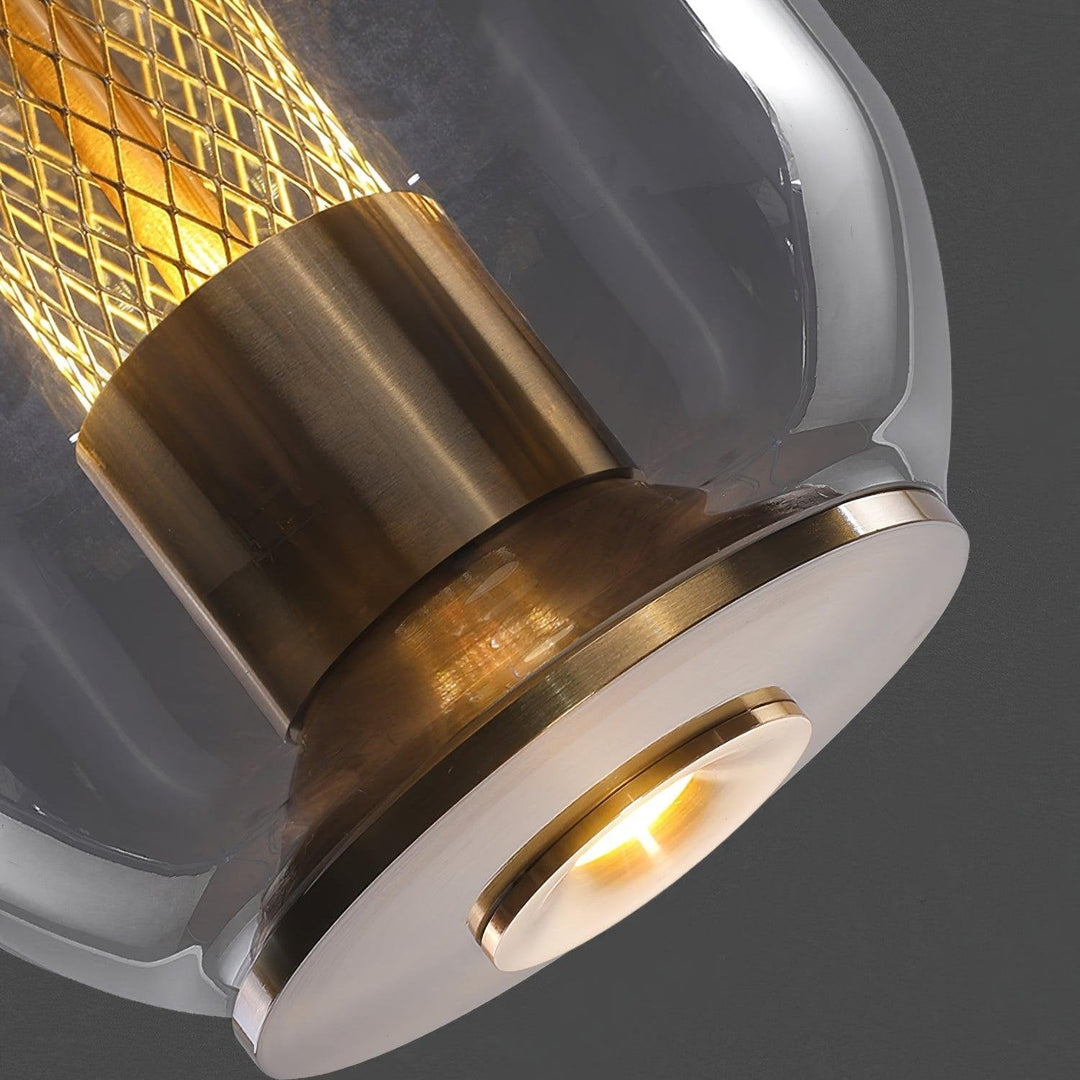 Szklane Lampy Wiszące Savannah
