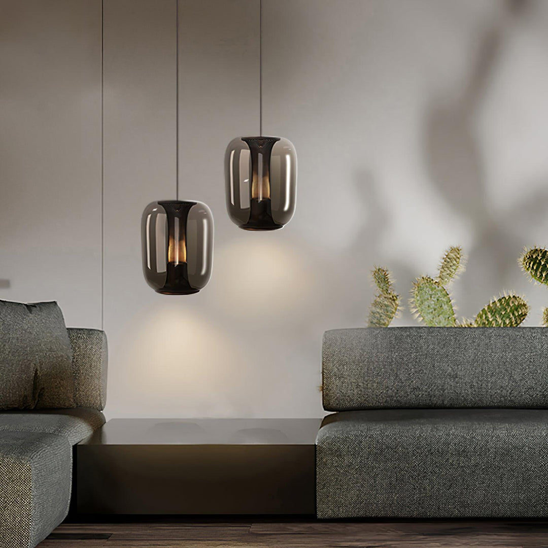 Szklane Lampy Wiszące Savannah