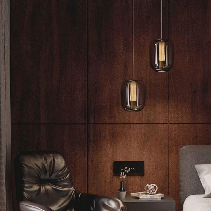 Szklane Lampy Wiszące Savannah