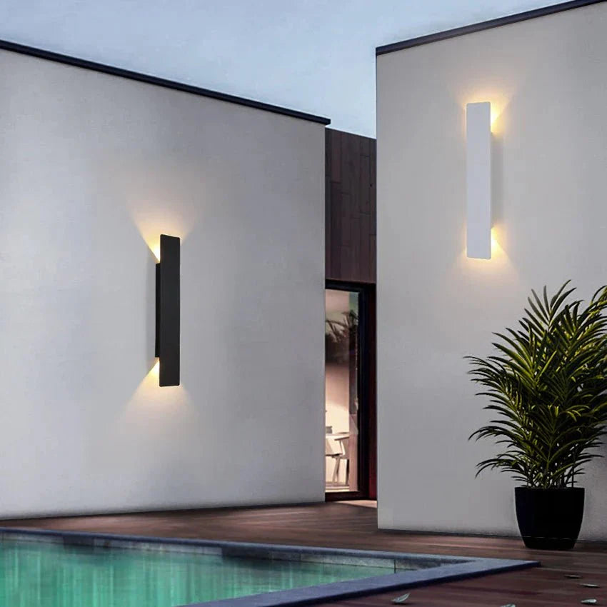 Triglow - Wodoodporna lampa LED na ścianę do użytku zewnętrznego