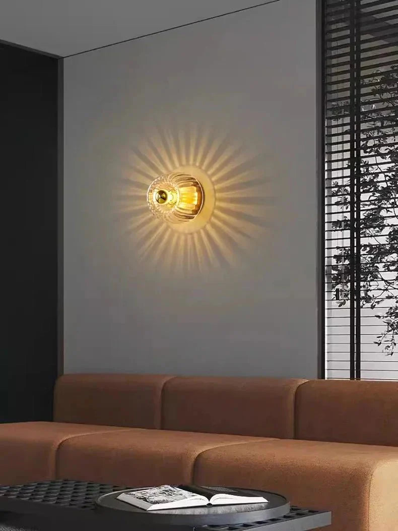 Skandynawska lampa ścienna Bauhaus