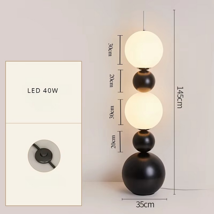 Autentyczna Lampa Podłogowa Kalebas