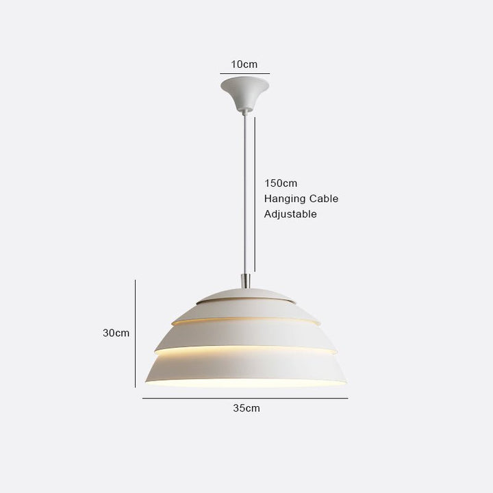 Kopułowa lampa wisząca LED