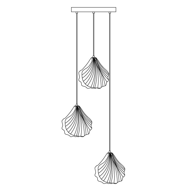 Lampa wisząca Shell Mini