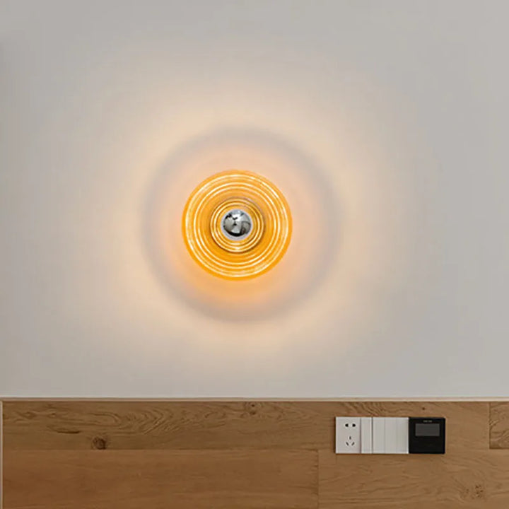 Vintage LED Szklany Kinkiet