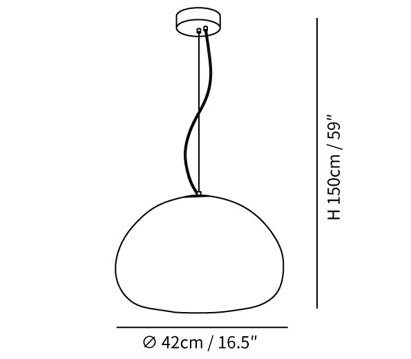 Lampa wisząca Steamed Bun