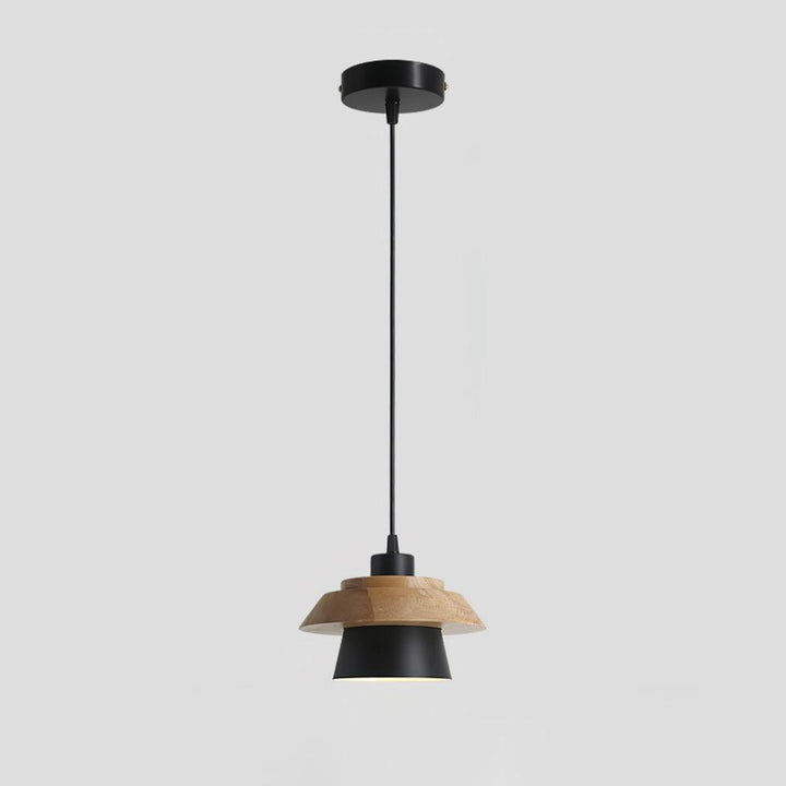 Lampa Wisząca Stenowa Drewniana