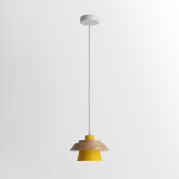 Lampa Wisząca Stenowa Drewniana