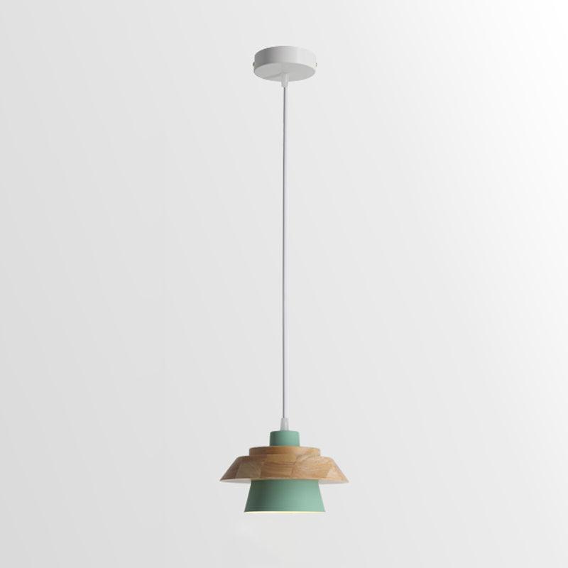 Lampa Wisząca Stenowa Drewniana