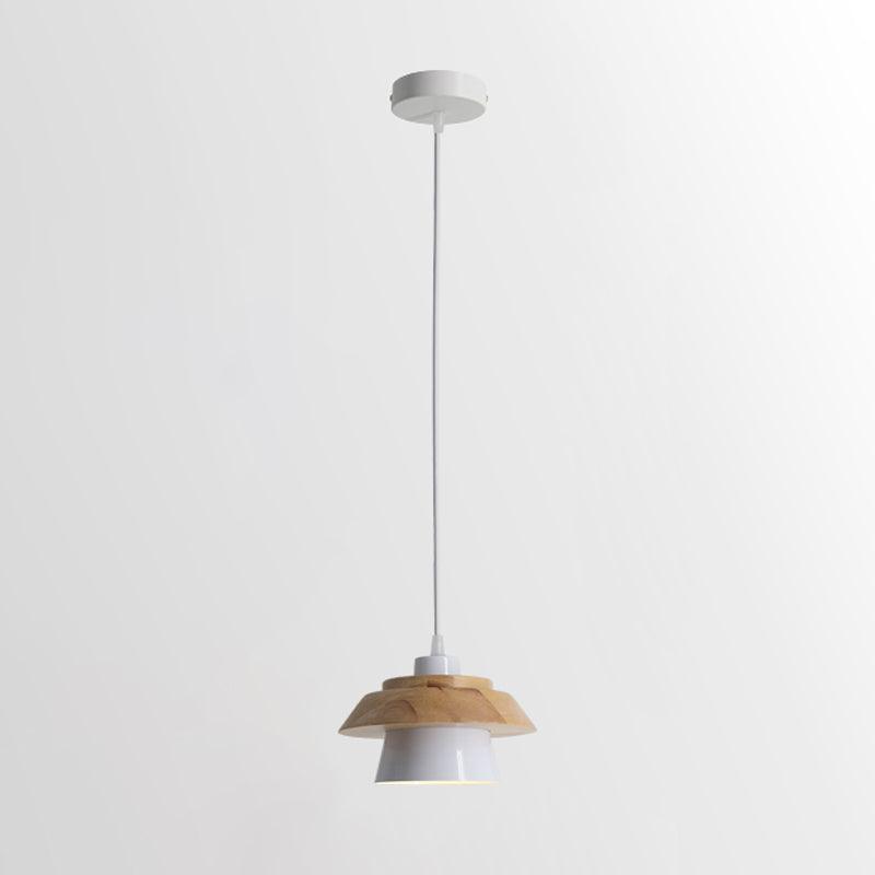 Lampa Wisząca Stenowa Drewniana