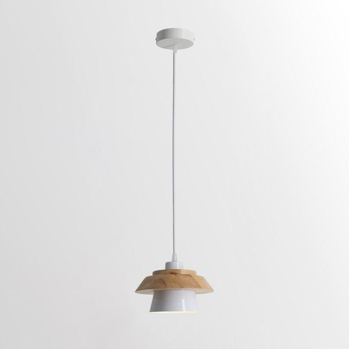 Lampa Wisząca Stenowa Drewniana