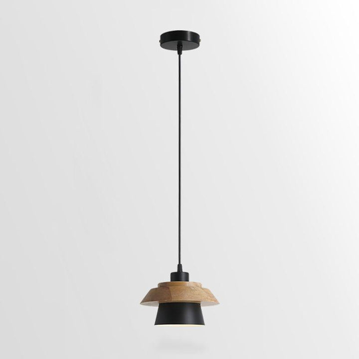 Lampa Wisząca Stenowa Drewniana