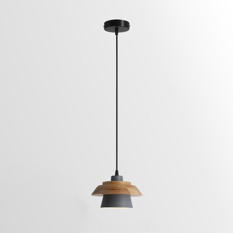Lampa Wisząca Stenowa Drewniana