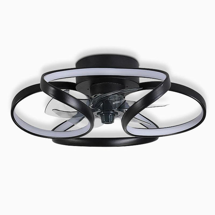 Nowoczesny sufitowy wentylator LED Bloem z pilotem