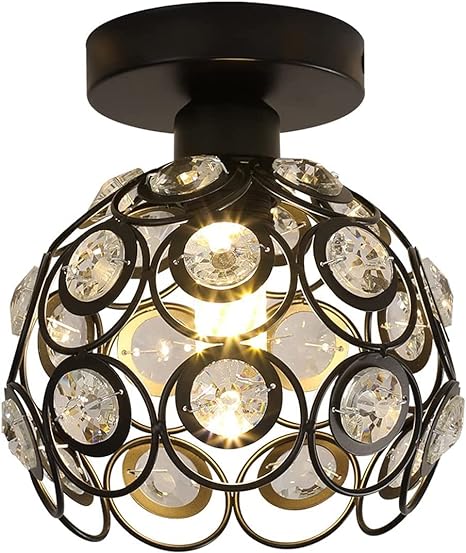 Piękna Złota Luksusowa Lampa Sufitowa w Kształcie Kuli