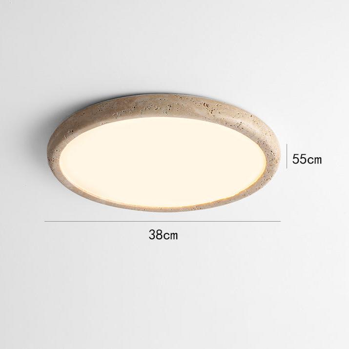 Lampa sufitowa LED z kamienia naturalnego