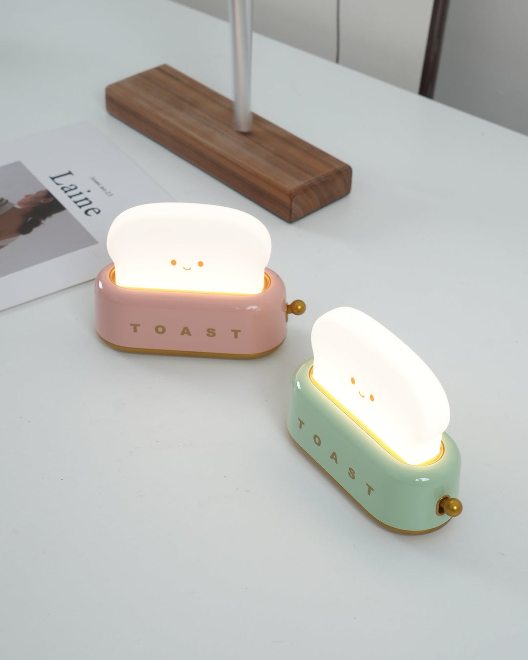 Lampa stołowa Toaster Design (wbudowana bateria)