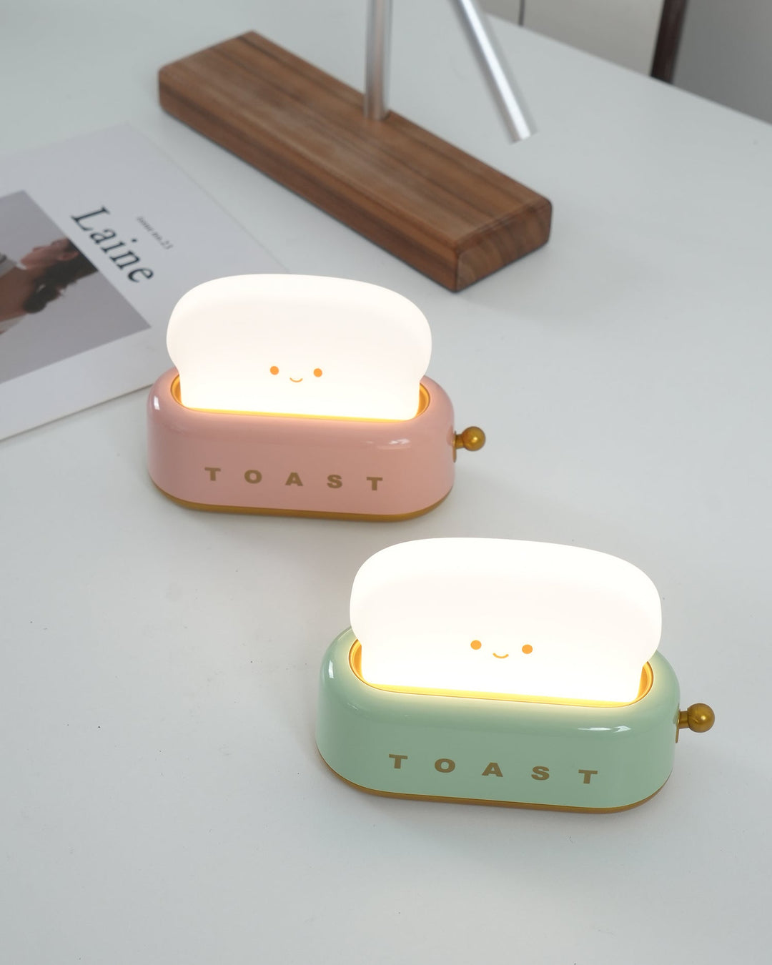 Lampa stołowa Toaster Design (wbudowana bateria)