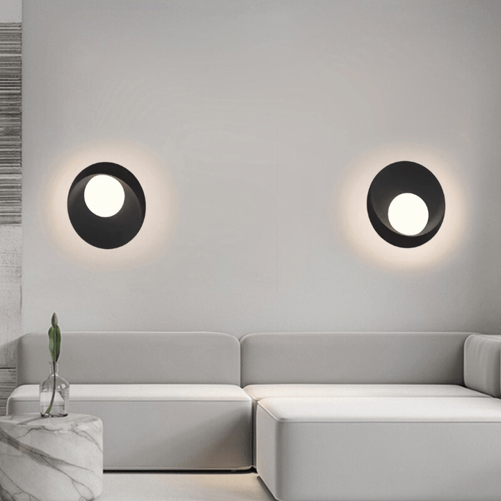 Lampa ścienna w trybie prywatnym do wnętrz i na zewnątrz