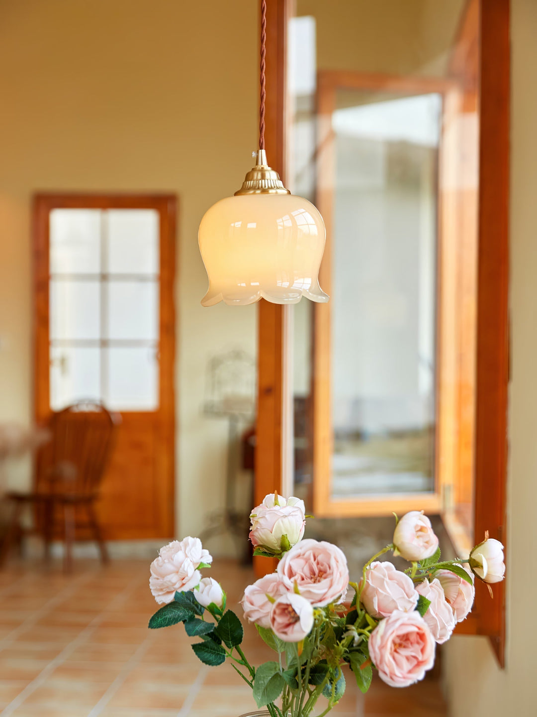 Lampa Wisząca Kwiatowa Dolina