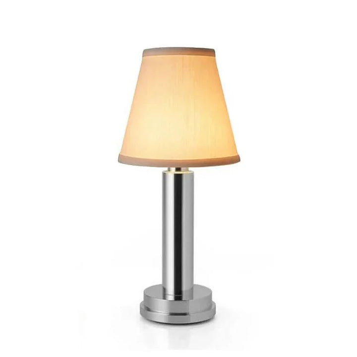 LED bezprzewodowa metalowa lampa stołowa