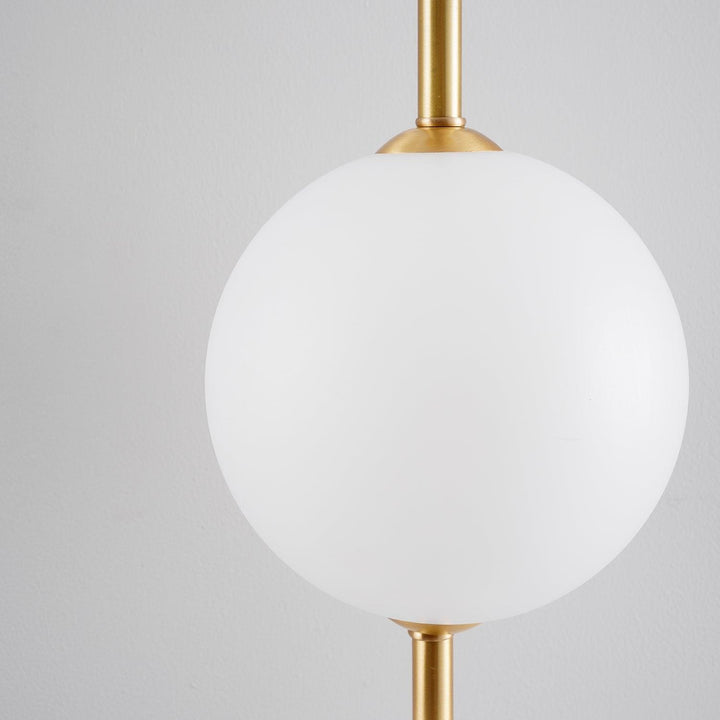 Pionowa Lampa Ścienna z Szklanym Kule