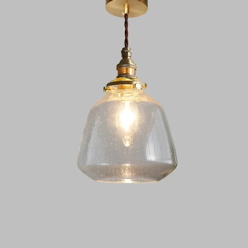 Kryształowa szklana lampa wisząca