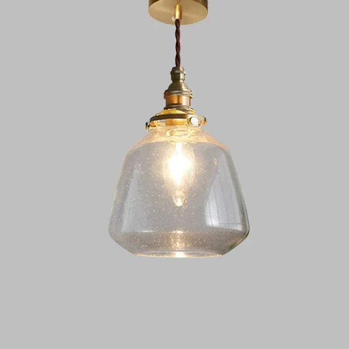 Kryształowa szklana lampa wisząca