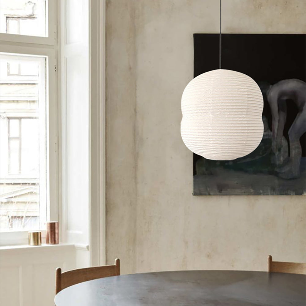 Mini Lampa Wisząca z Papieru Washi