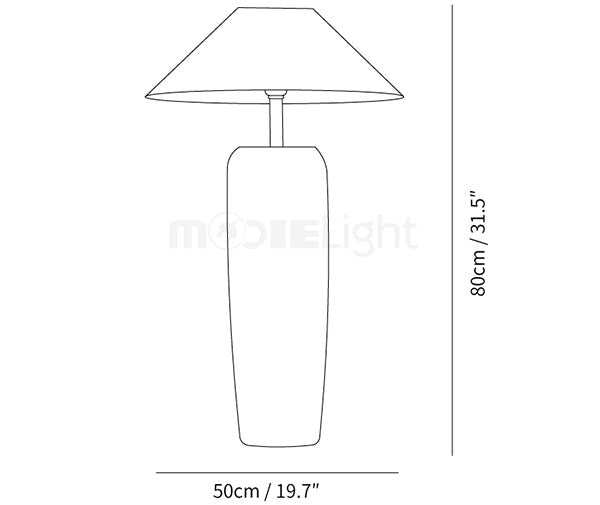 Zniszczona drewniana lampa podłogowa