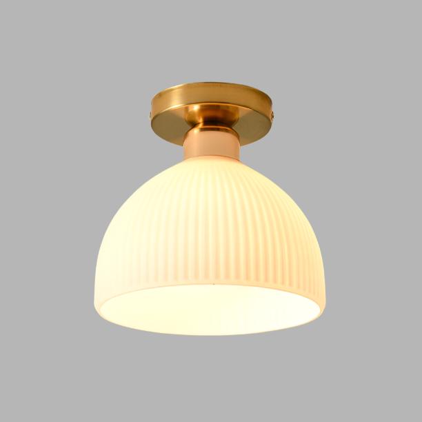Nowoczesna Mleczna Biała Szklana Lampa sufitowa