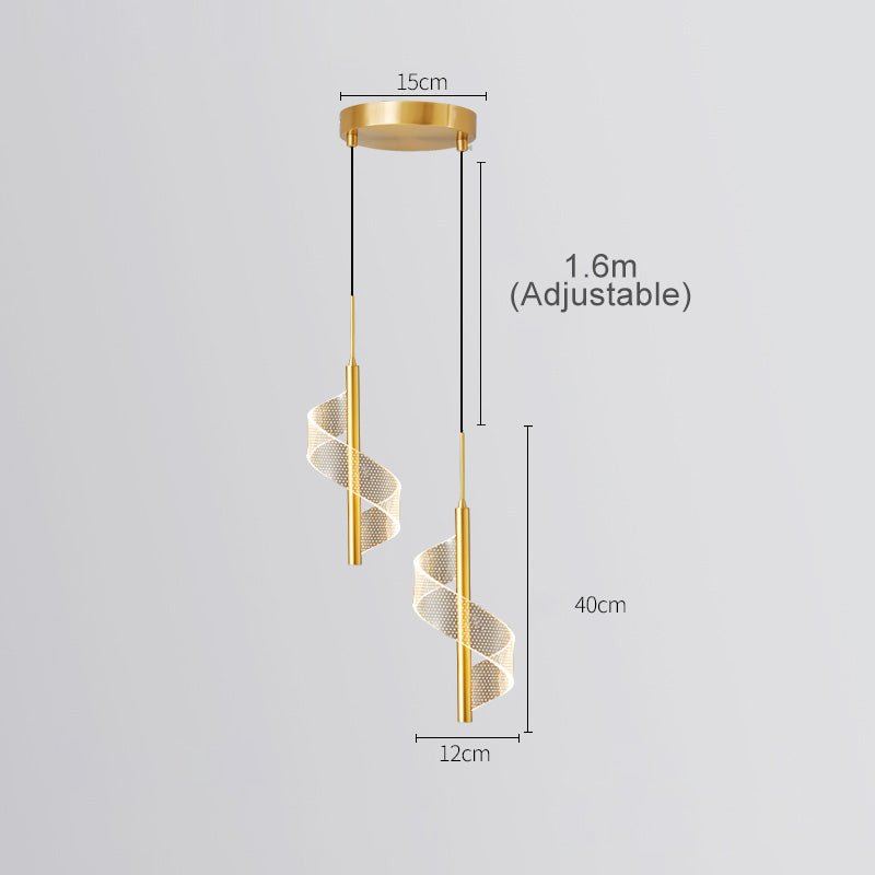Nowoczesne stylowe lampy LED wiszące