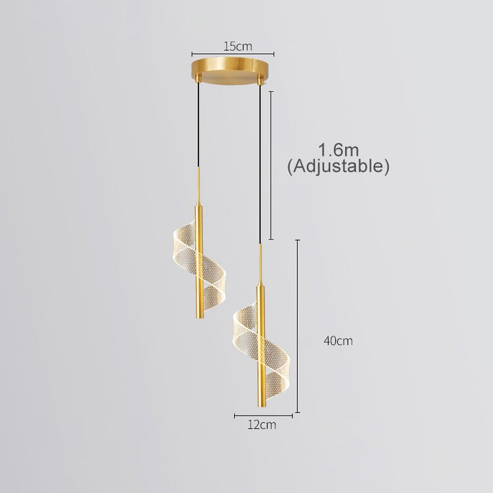 Nowoczesne stylowe lampy LED wiszące