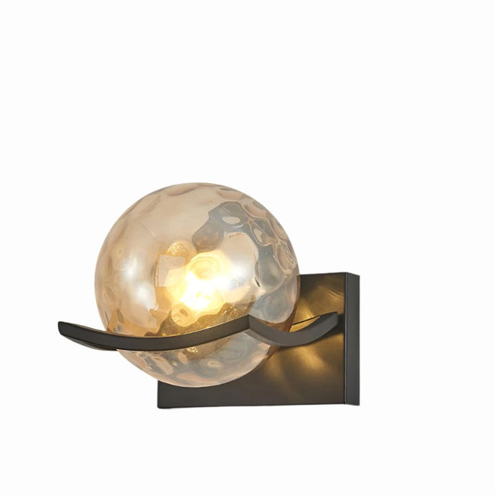 Nowoczesna lampa ścienna LED ze szkła