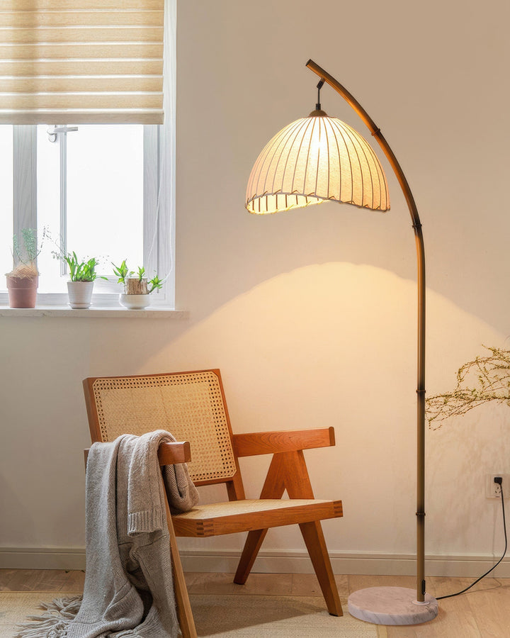 Lampa Podłogowa Zen z Bambusa Kulturalnego