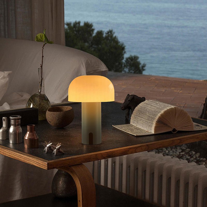Lampa stołowa w stylu europejskim z grzybkiem