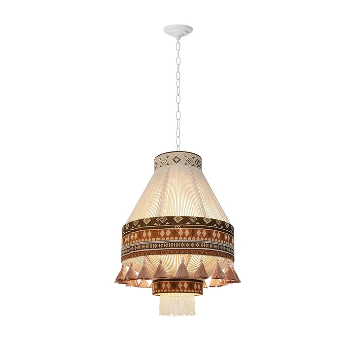 Bohemian Lampa Wisząca z Frędzlami