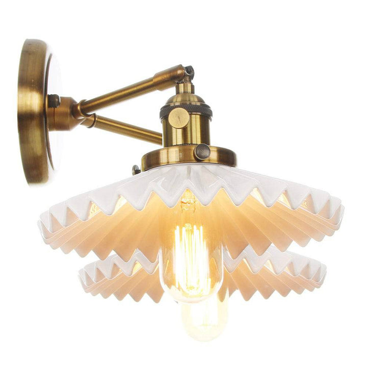 Antyczna ceramiczna podwójna lampa