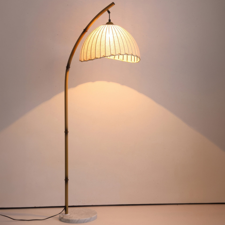 Lampa Podłogowa Zen z Bambusa Kulturalnego