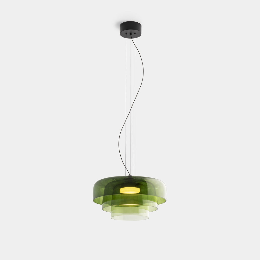 Szklana Lampa Sufitowa