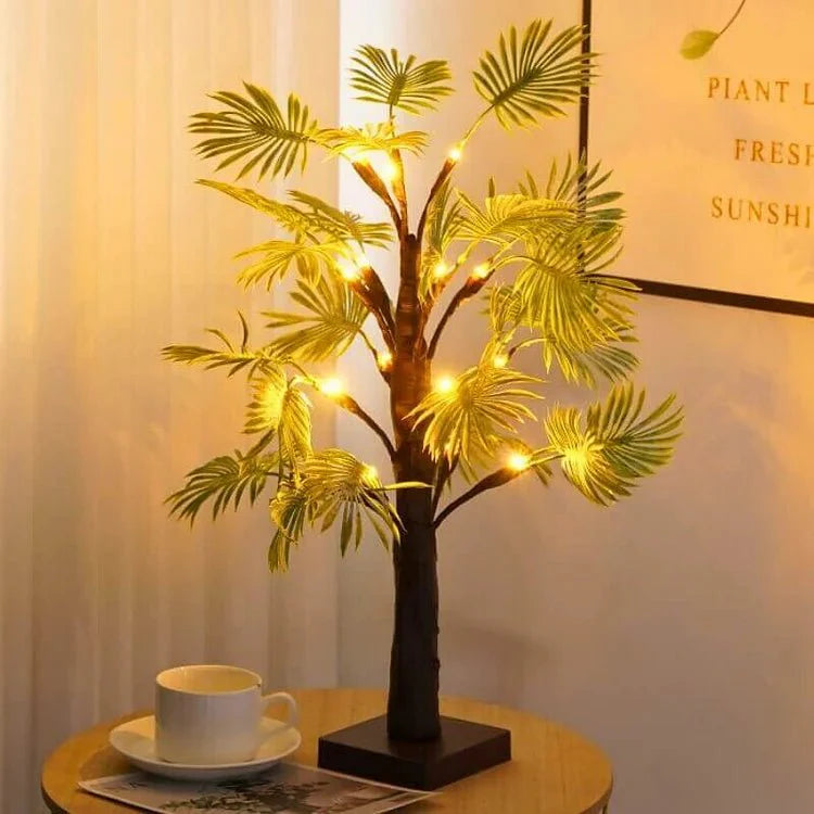Oświetlenie LED w kształcie palm