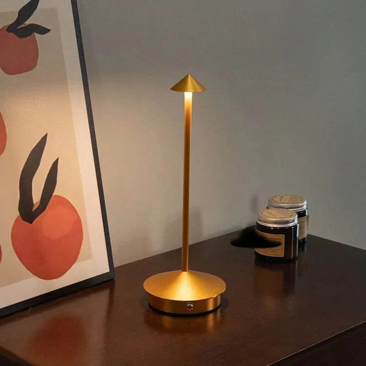 Minimalistyczna Lampa Stołowa LED Bezprzewodowa