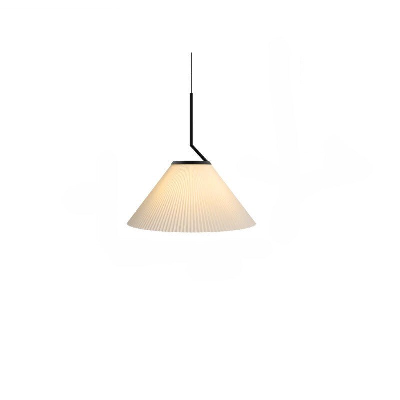Nordycka plisowana lampa wisząca w kolorze kremowym