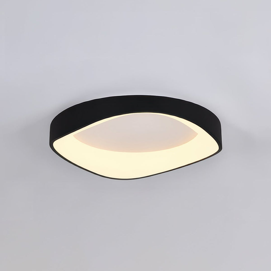 Skandynawska Artystyczna Lampa sufitowa z Drewnianym Wzorem