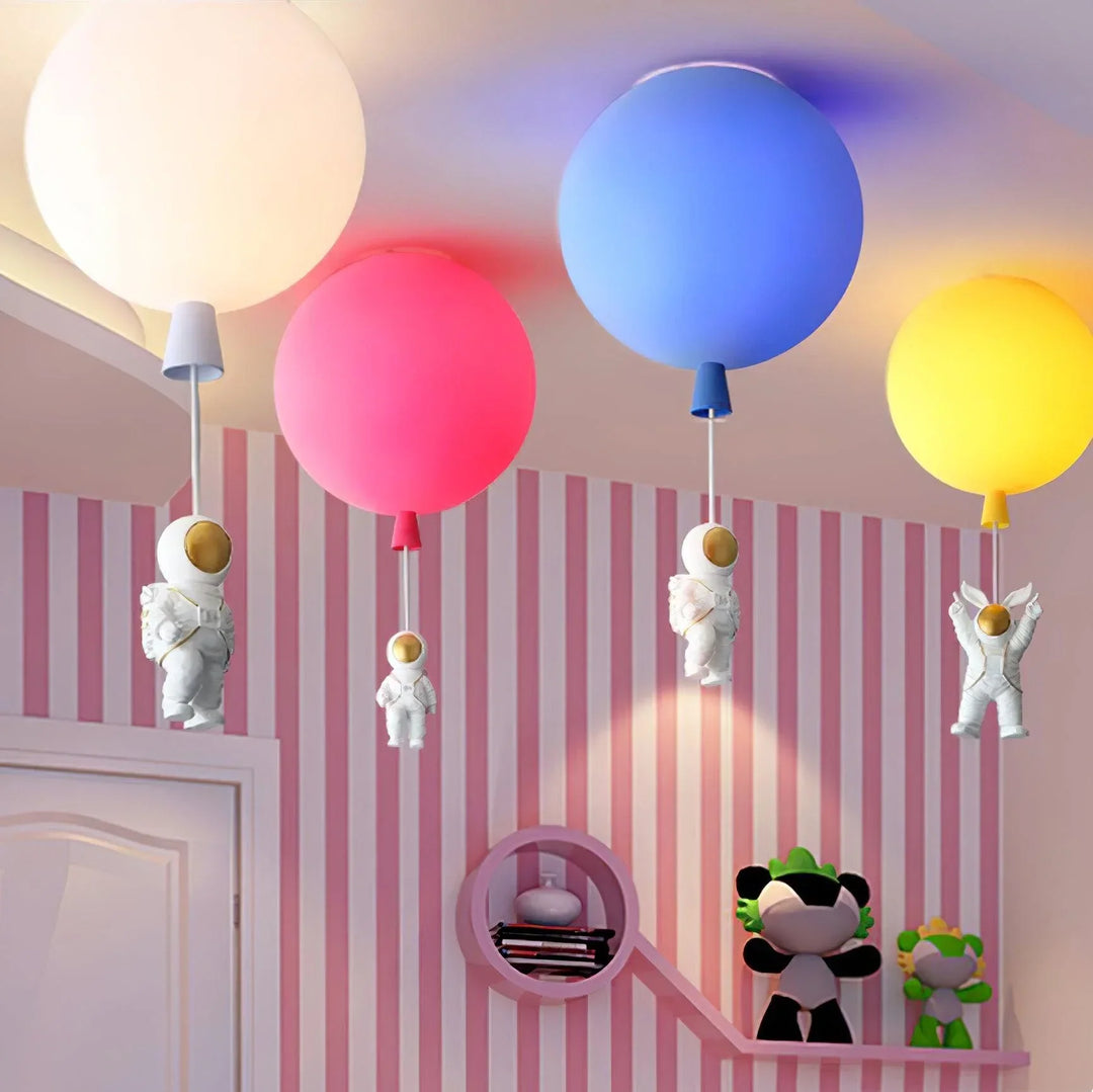 Nowoczesna Lampa Sufitowa LED Księżyc/Astronauta Fateh