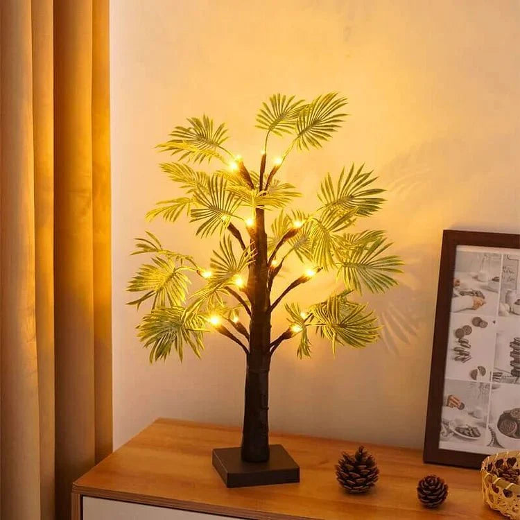 Oświetlenie LED w kształcie palm
