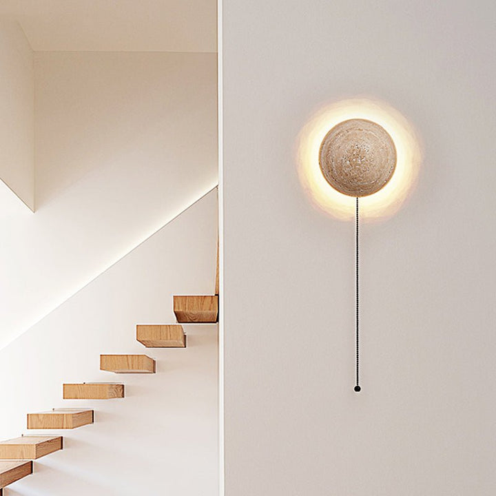 Lampa ścienna w skandynawskim stylu kremowym