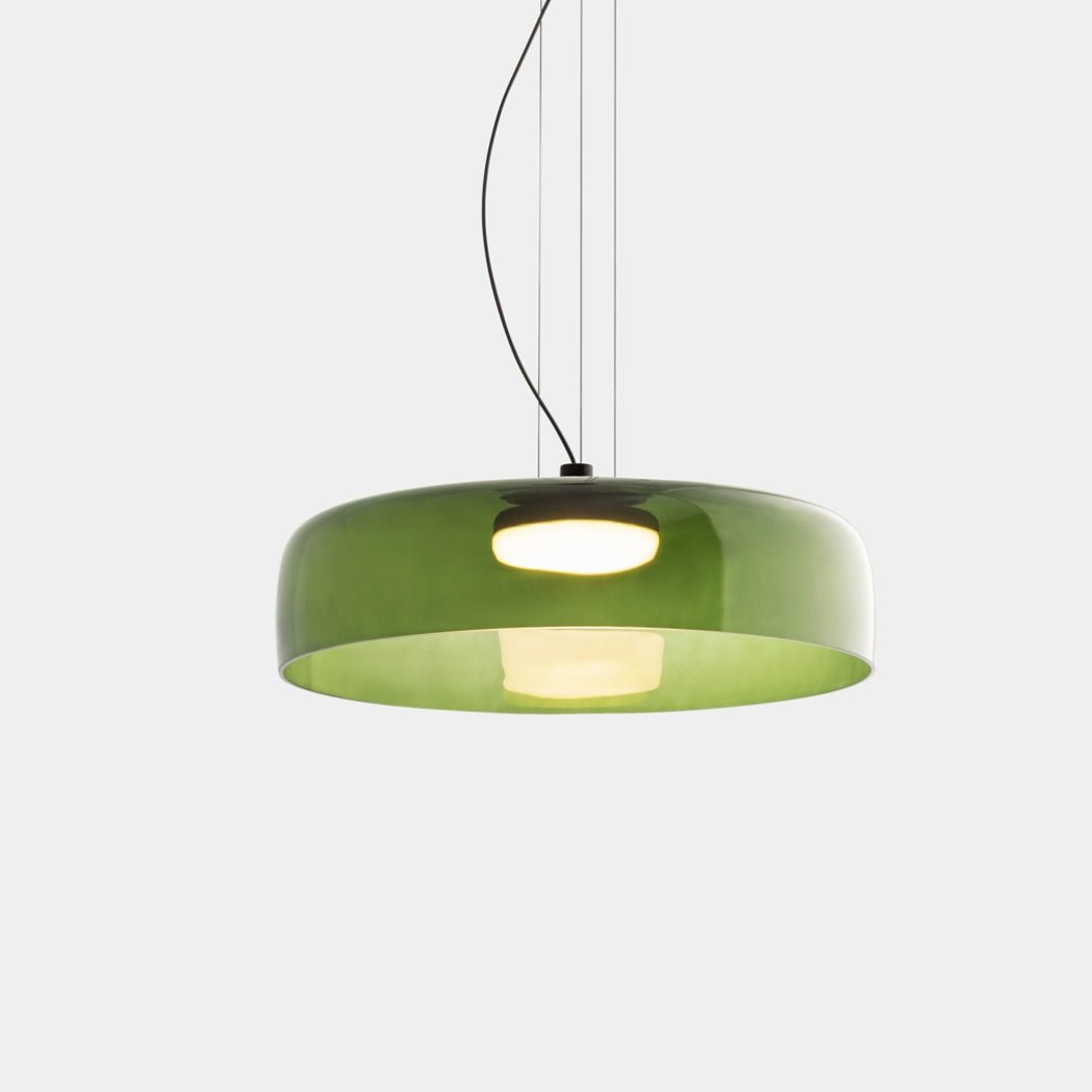 Szklana Lampa Sufitowa