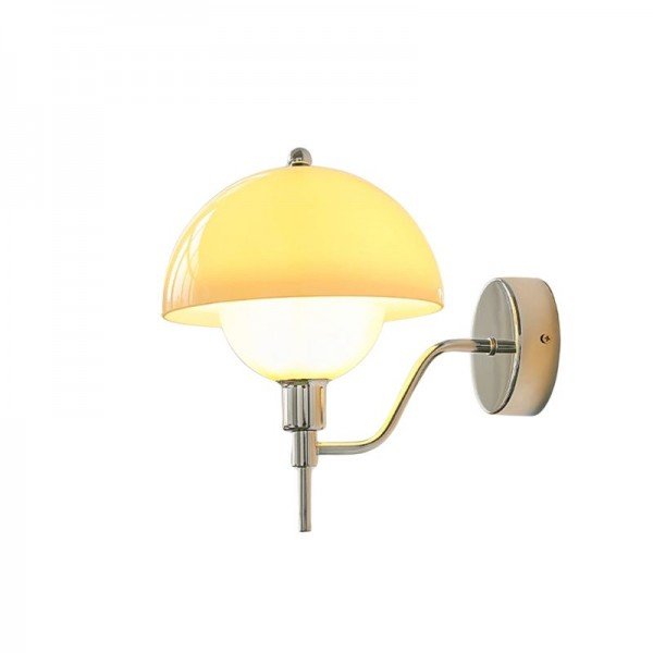 Lampa Ścienna Grzyb Kremowa